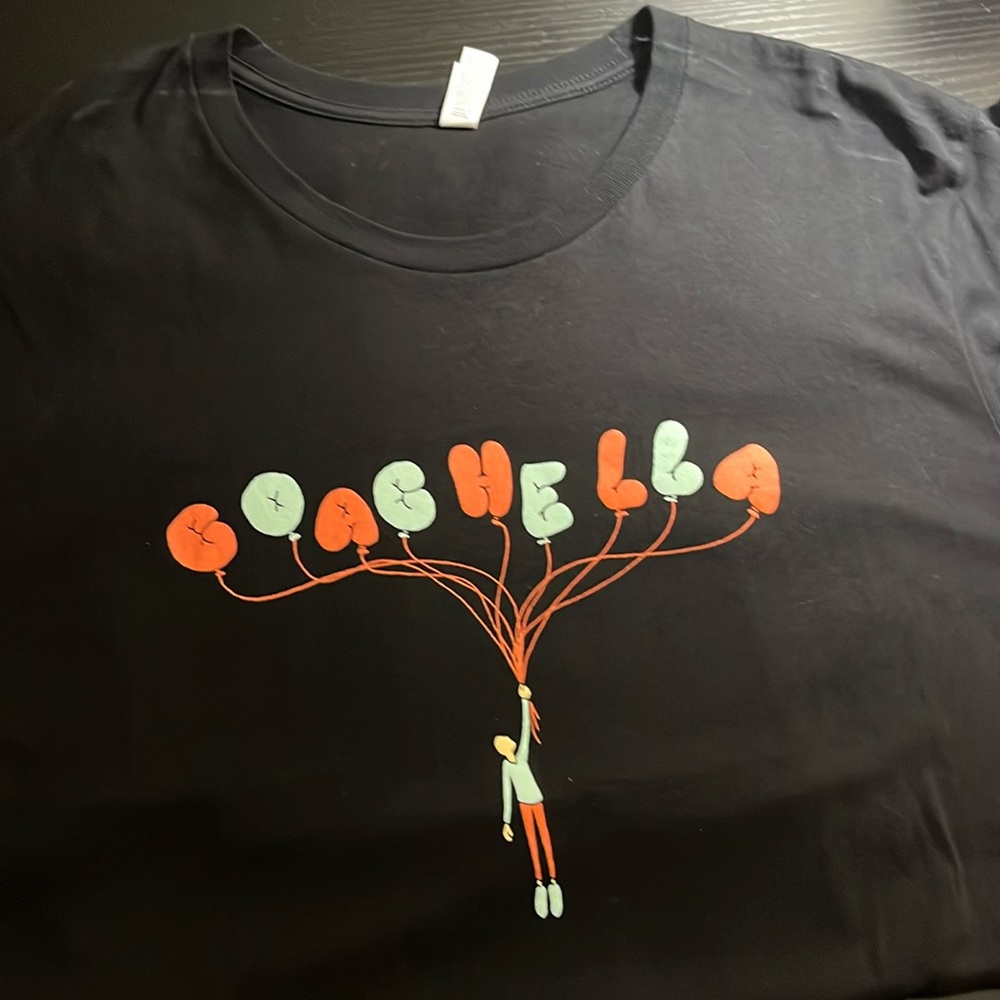 Coachella 2017 t-shirt with lineup, Sz 2XL